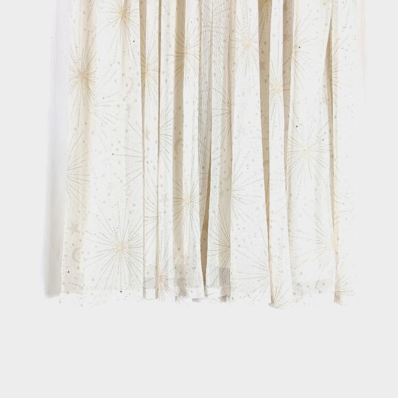 Torrid Midi Mesh A-Line Skirt Bolt Burst Size 12 NWT Celestial - Picture 4 of 5